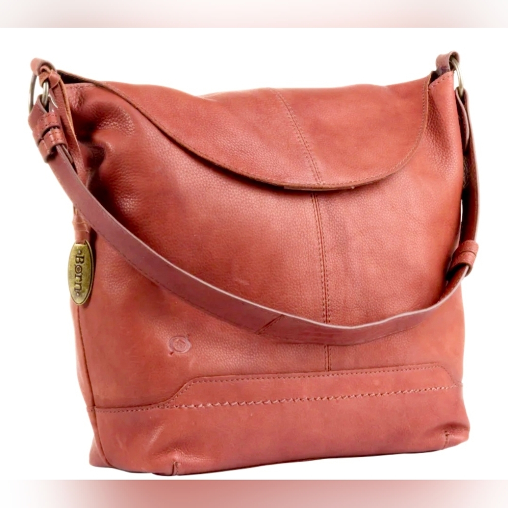 Born Elaina II Antique Flap Hobo Leather - Picture 3 of 8